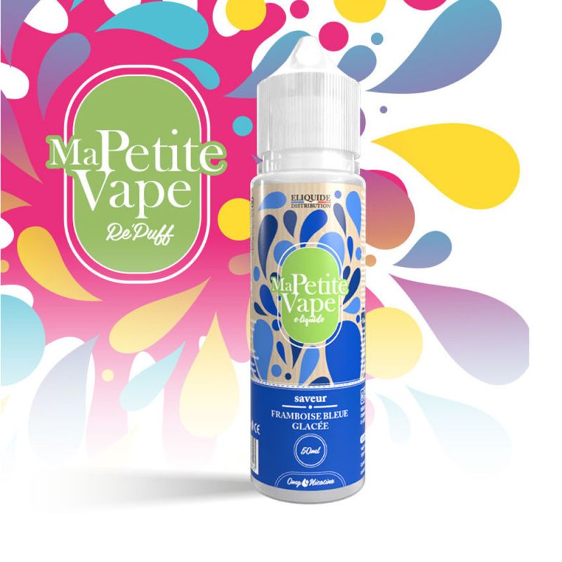 Framboise Bleue Glacée 50ml - Ma Petite Vape