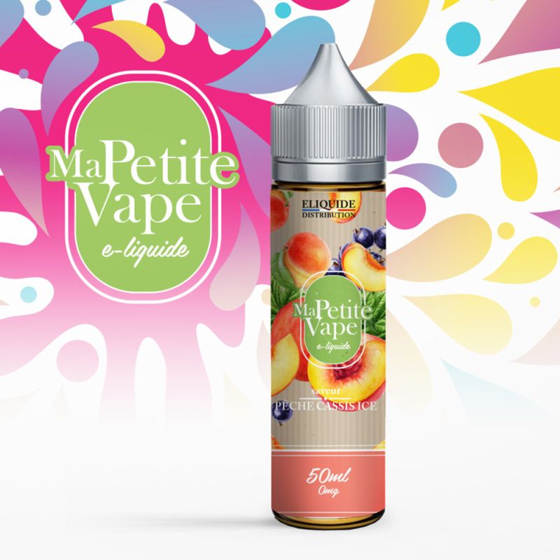 Pêche Cassis Ice 50ml - Ma Petite Vape