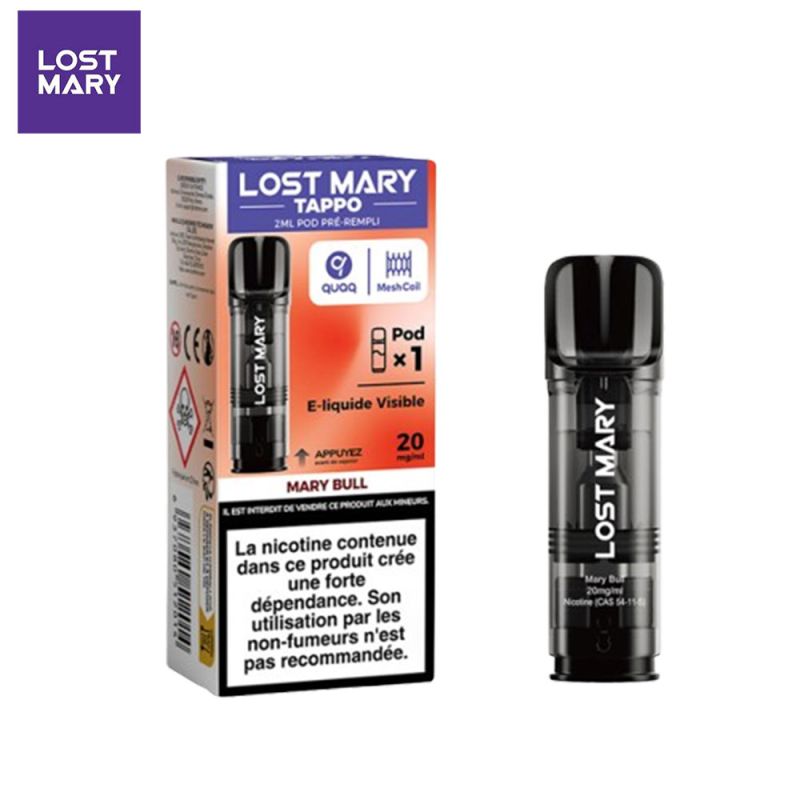 Cartouches Tappo Air 2ml Boisson - Lost Mary