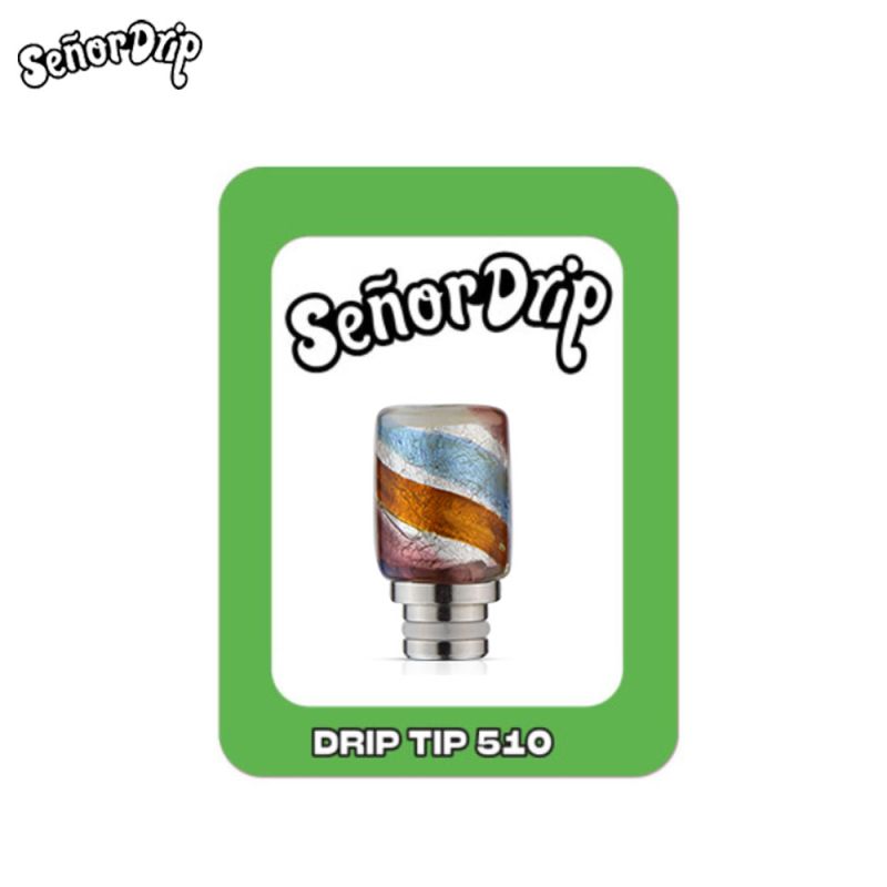 Drip Tip 510 Doodle Glass - Señor Drip Tip