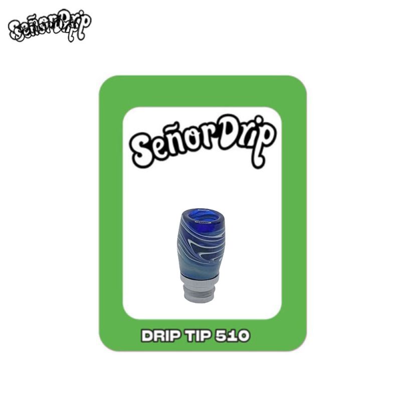 Drip Tip 510 Doodle Glass - Señor Drip Tip
