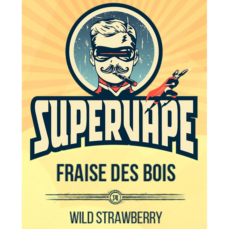 Concentré Fraise des bois 10ml - SuperVape by Le French Liquide