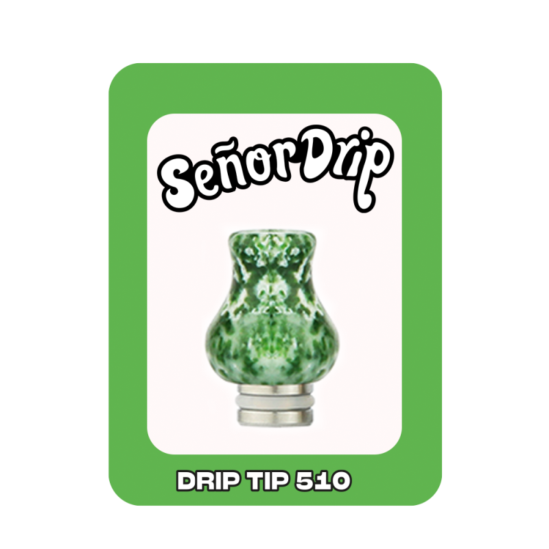 Drip Tip 510 Jade - Señor Drip Tip