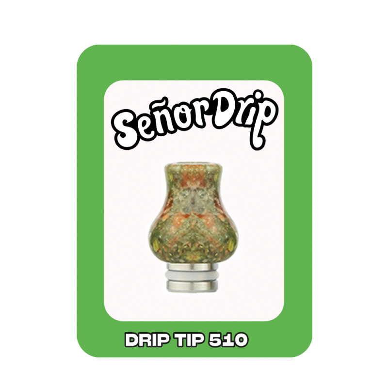 Drip Tip 510 Jade - Señor Drip Tip