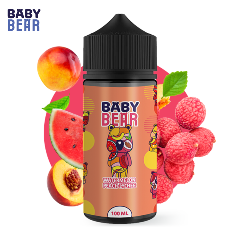 watermelon-peach-lychee-100ml-baby-bear