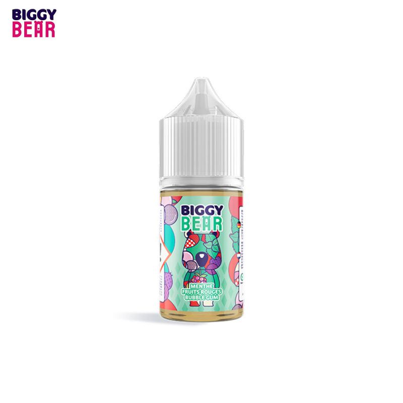 Concentré Menthe Fruits Rouges Bubble Gum 30ml - Biggy Bear