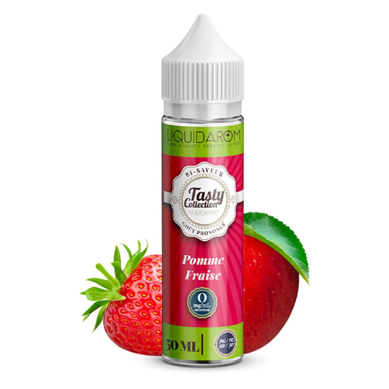 pomme-fraise-50ml-tasty-by-liquidarom