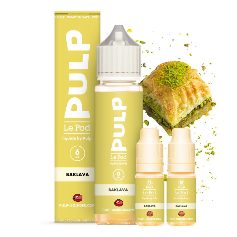 Pack Baklava 60ml - Le Pod Liquide by Pulp