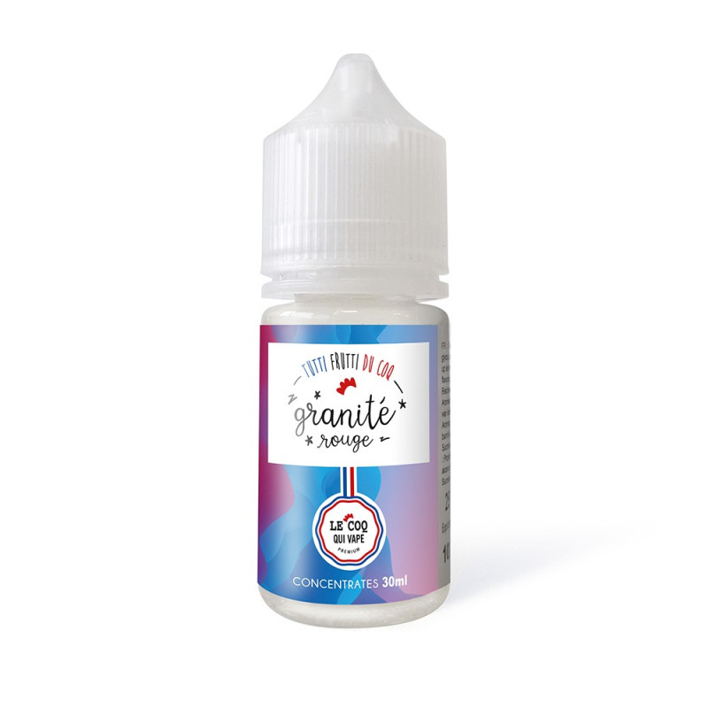 Concentré Granité Rouge 30ml - Tutti Frutti du Coq