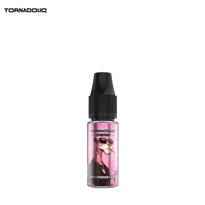 Strawberry Ice 10ml Nic Salt - Tornadoliq