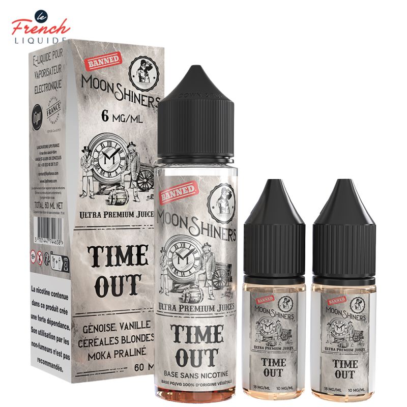 Time Out 60ml Easy2Shake - Moon Shiners by Le French Liquide