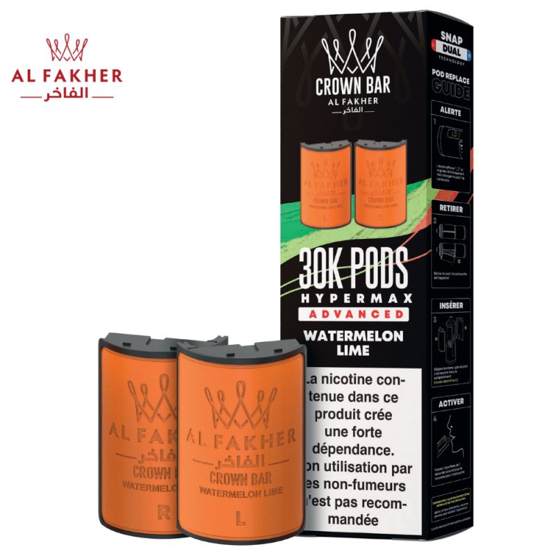 cartouches-puff-crown-bar-2x10ml-al-fakher