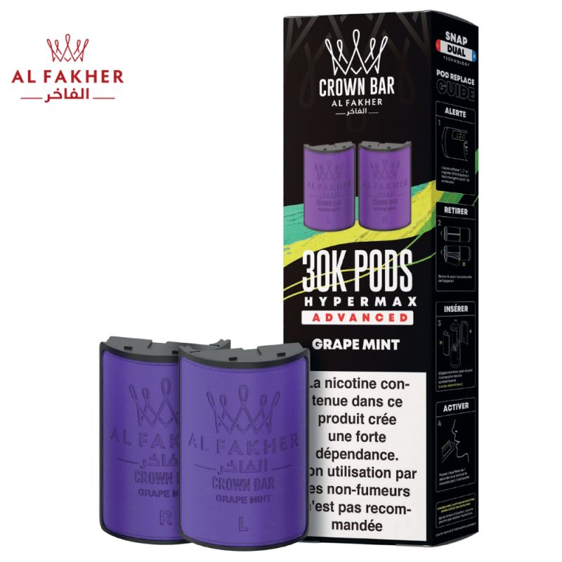 cartouches-puff-crown-bar-2x10ml-al-fakher