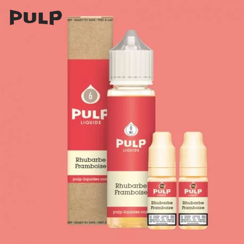 Pack Rhubarbe Framboise 60ml - Pulp