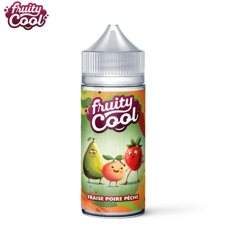 Fraise Poire Pêche 100ml - Fruity Cool