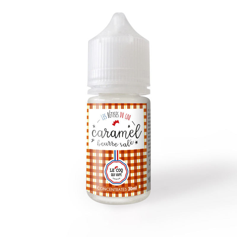 Concentré Caramel beurre salé 30ml - Les Bêtises du Coq