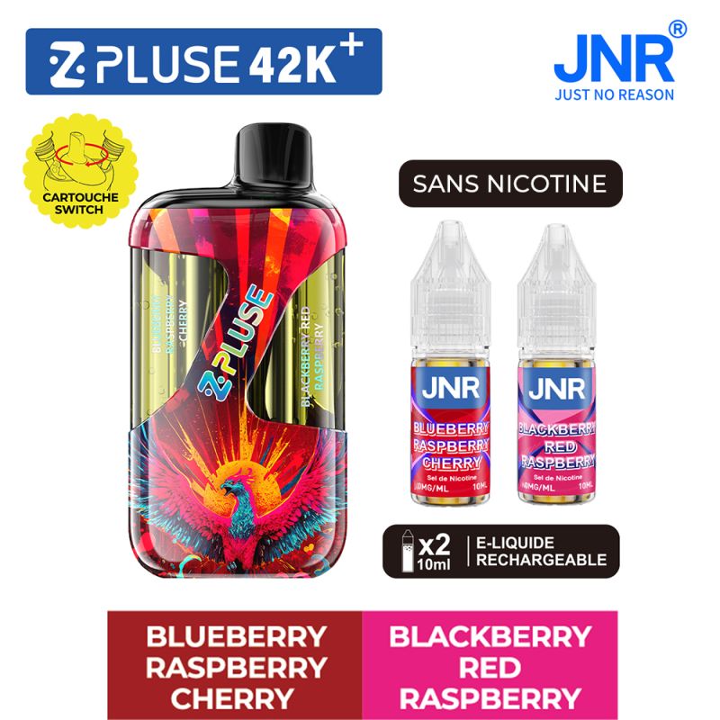 Puff Zpluse 42K - 0mg - sans nicotine - Zpluse by JNR
