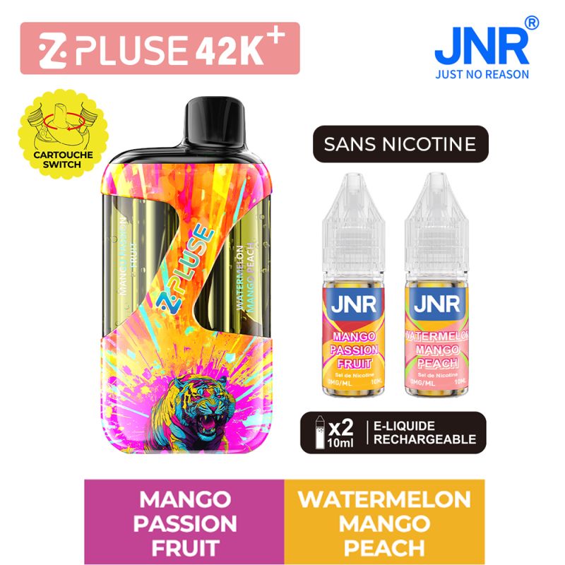 Puff Zpluse 42K - 0mg - sans nicotine - Zpluse by JNR