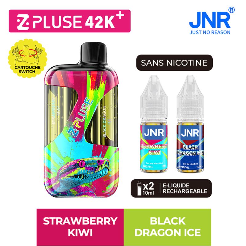 Puff Zpluse 42K - 0mg - sans nicotine - Zpluse by JNR