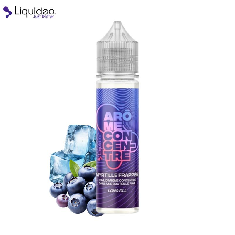 Concentré Myrtille Frappée 20ml - Liquideo Longfill
