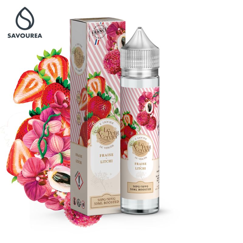 fraise-litchi-50ml-le-petit-verger-by-savourea