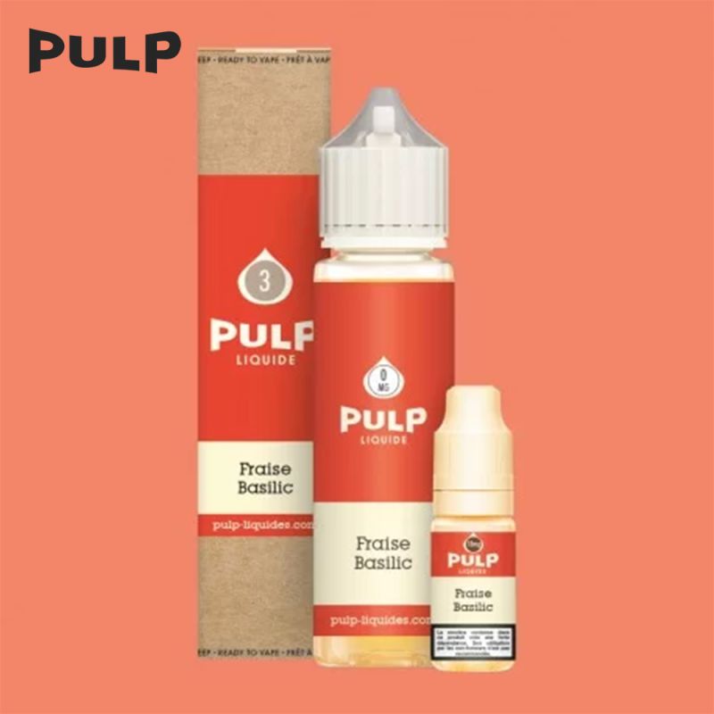 Pack Fraise Basilic 60ml - Pulp