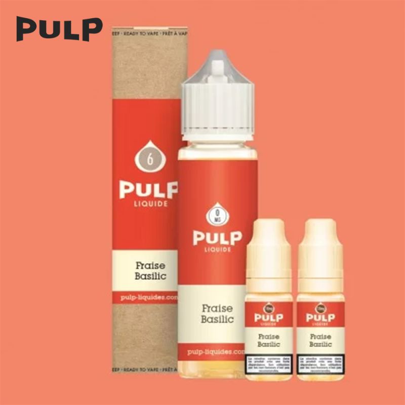Pack Fraise Basilic 60ml - Pulp