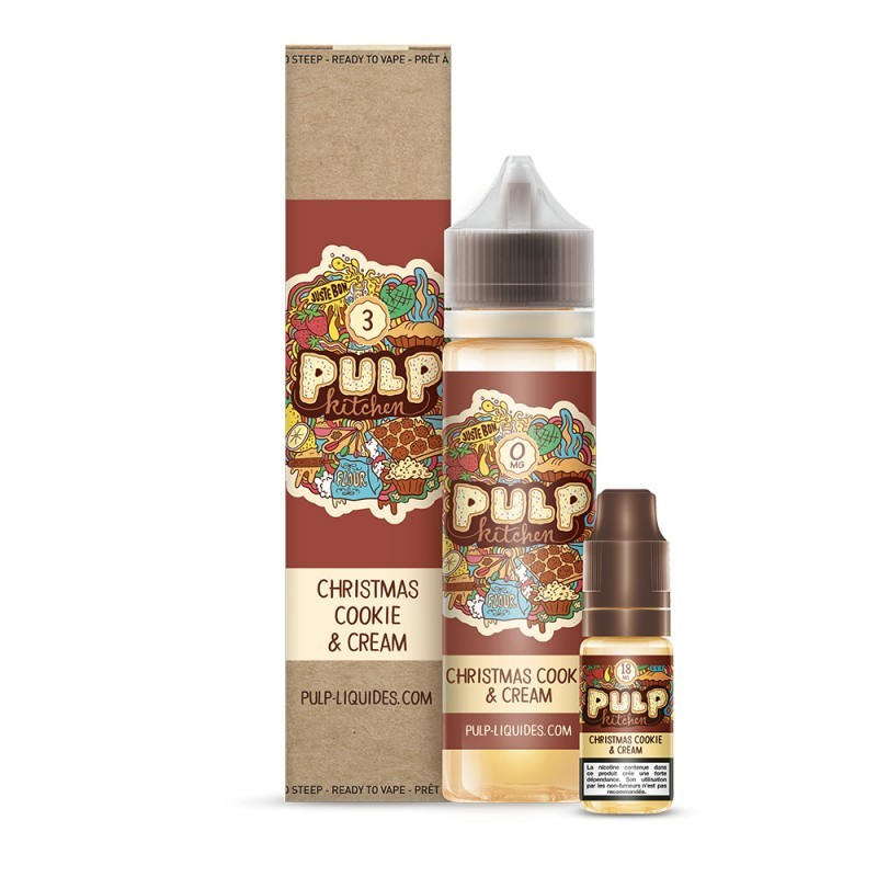 Pack Christmas Cookie &amp;amp; Cream 60ml - Pulp