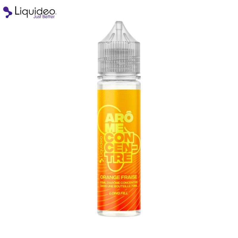 Concentré Orange Fraise 20ml - Liquideo Longfill