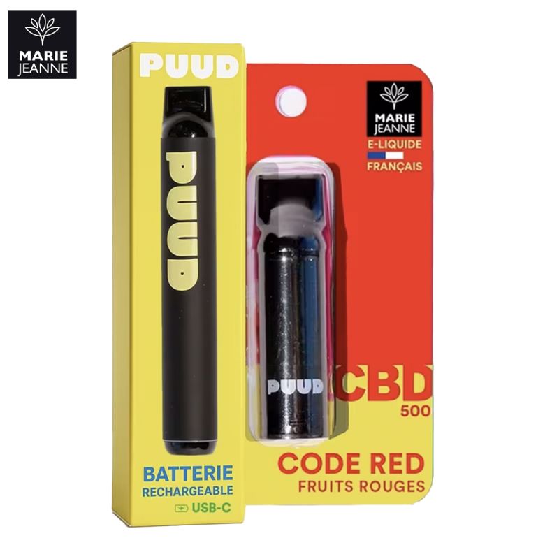 Kit Code Red 600 puffs - Puud by Marie Jeanne
