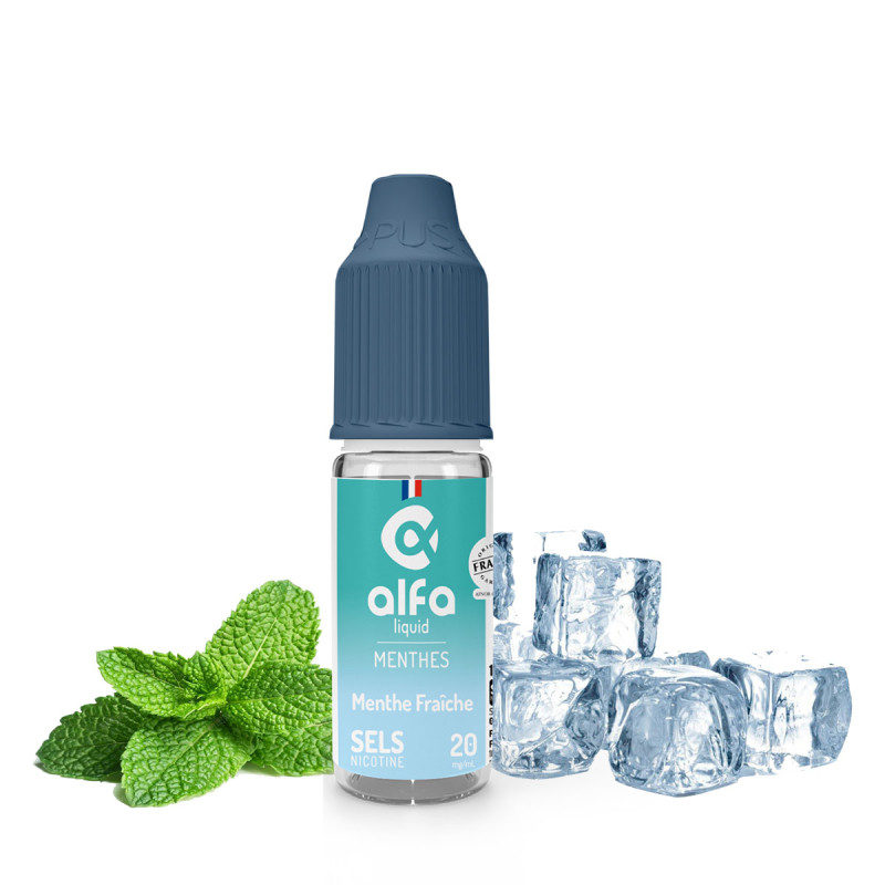 Menthe Fraîche Salt 10ml - Alfaliquid Fraicheur