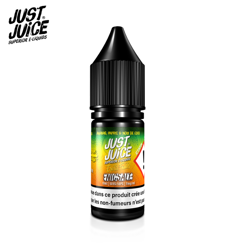 Ananas Papaye &amp;amp; Noix de coco 10ml Nic Salt - Just Juice