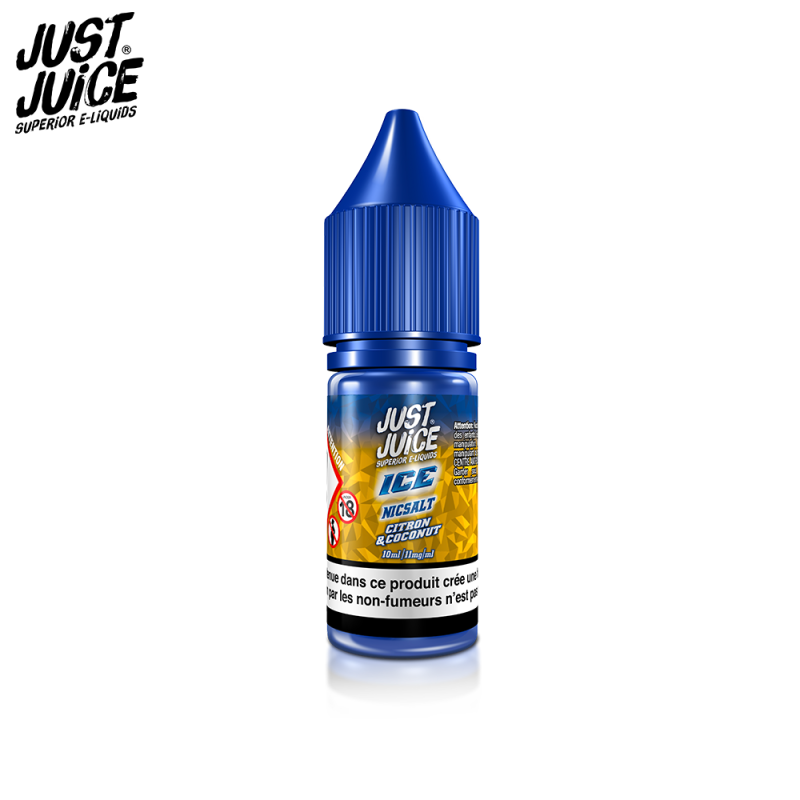 Citron &amp;amp; Coconut Ice 10ml Nic Salt - Just Juice