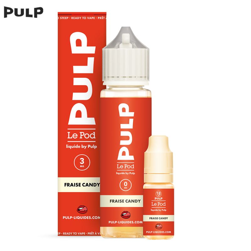 Pack Fraise Candy 60ml - Le Pod Liquide by Pulp
