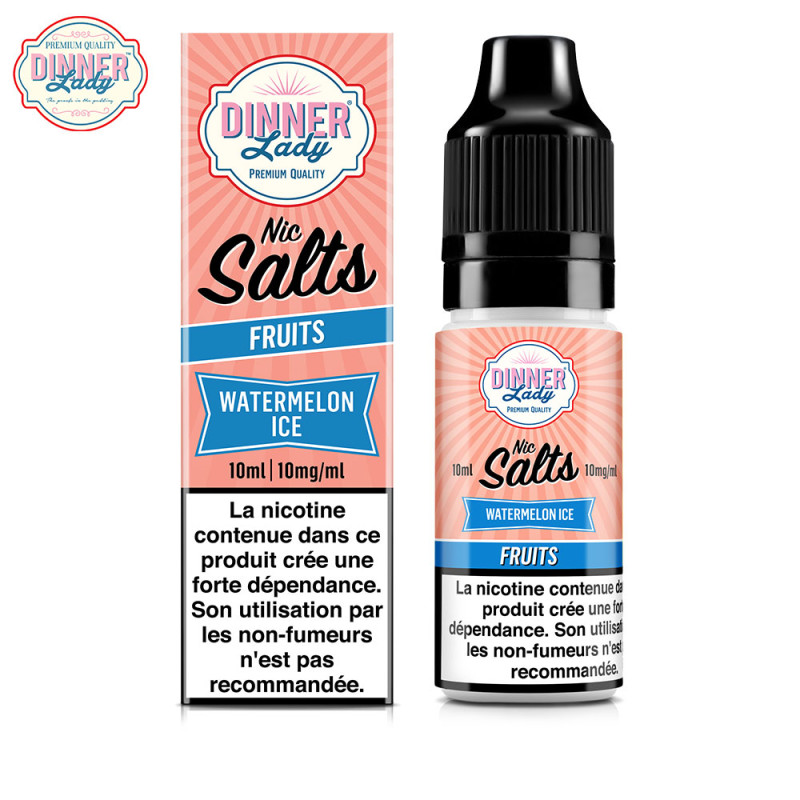 Watermelon Ice 10ml Nic Salt - Dinner Lady