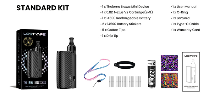 prix boutique pod thelema nexus mini lost vape