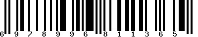 6978996811365