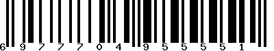 6977704955551