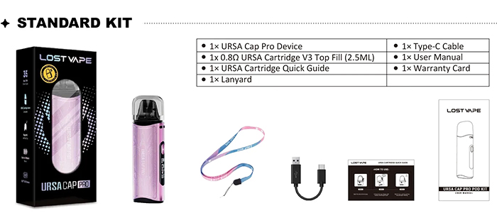 prix boutique pod ursa cap pro lost vape