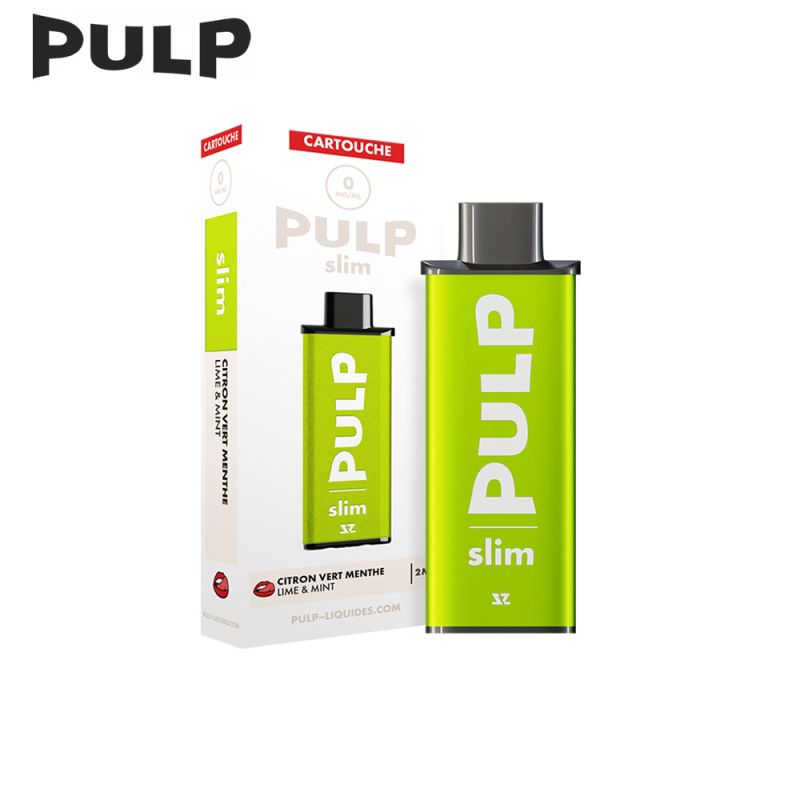 Cartouche Citron Vert Menthe 2ml - Pod Slim by Pulp