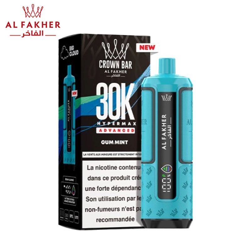 puff-crown-bar-30k-2x10ml-hypermax-advanced-al-fakher