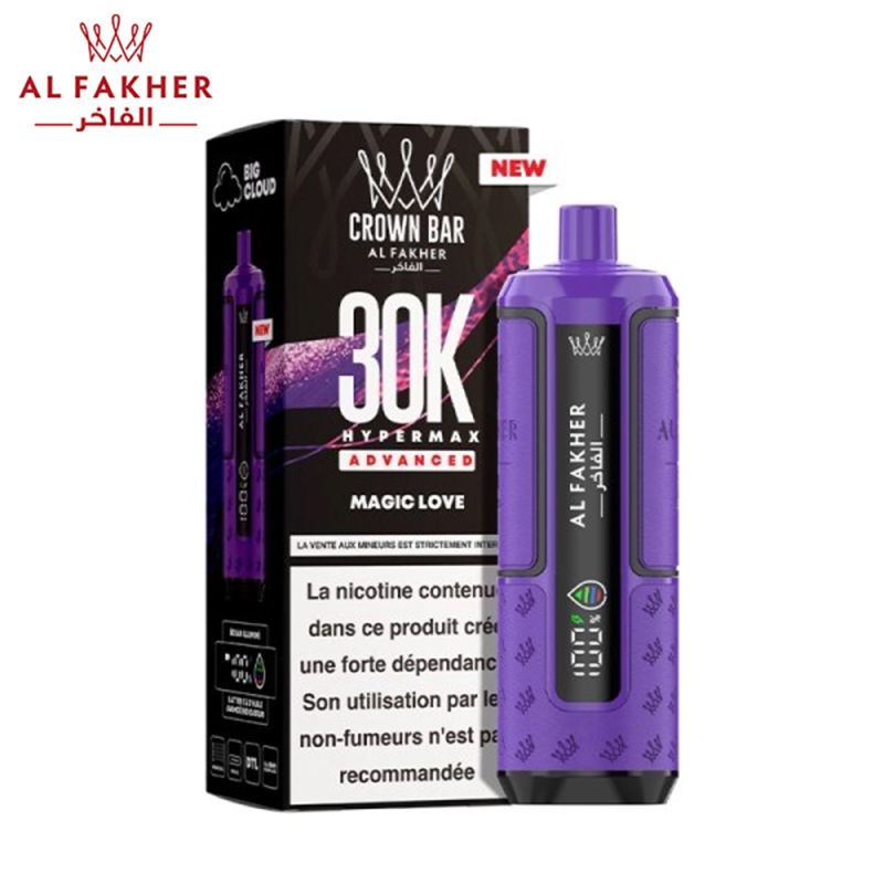 puff-crown-bar-30k-2x10ml-hypermax-advanced-al-fakher