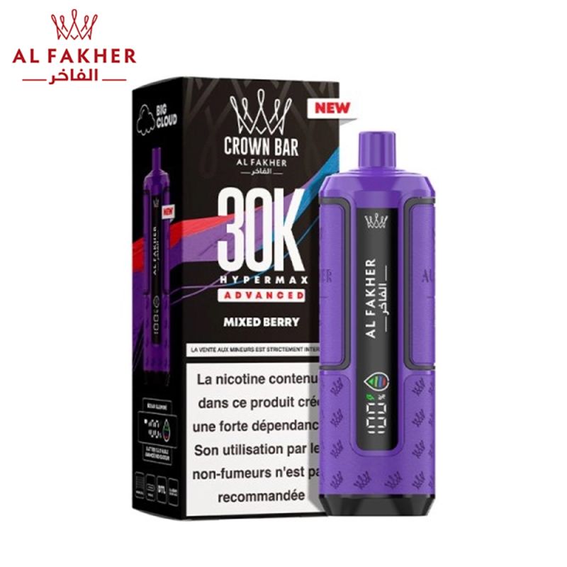 puff-crown-bar-30k-2x10ml-hypermax-advanced-al-fakher
