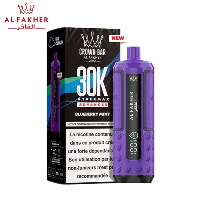 puff-crown-bar-30k-2x10ml-hypermax-advanced-al-fakher