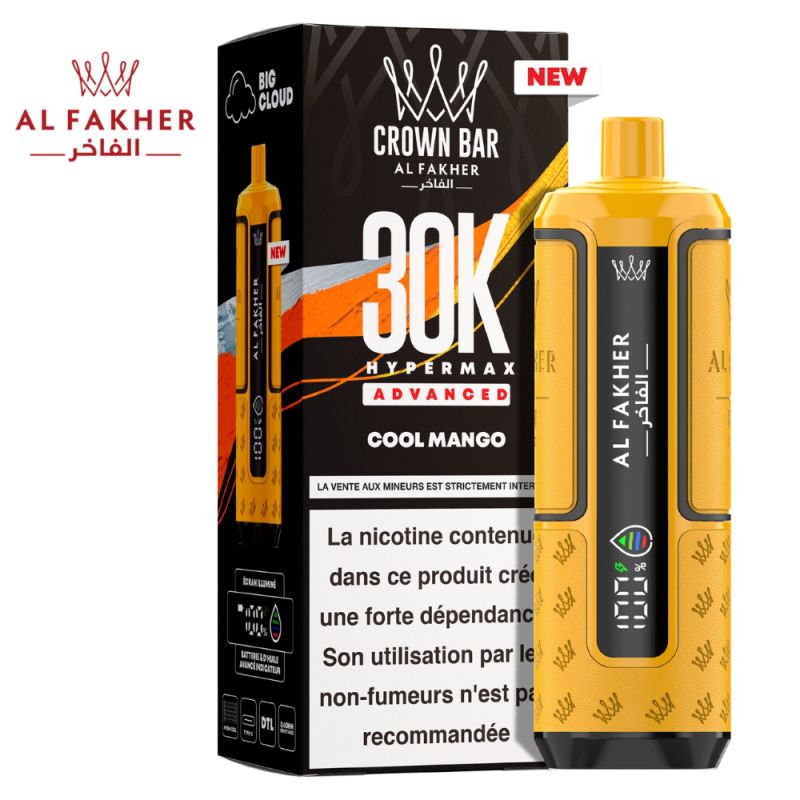 puff-crown-bar-30k-2x10ml-hypermax-advanced-al-fakher