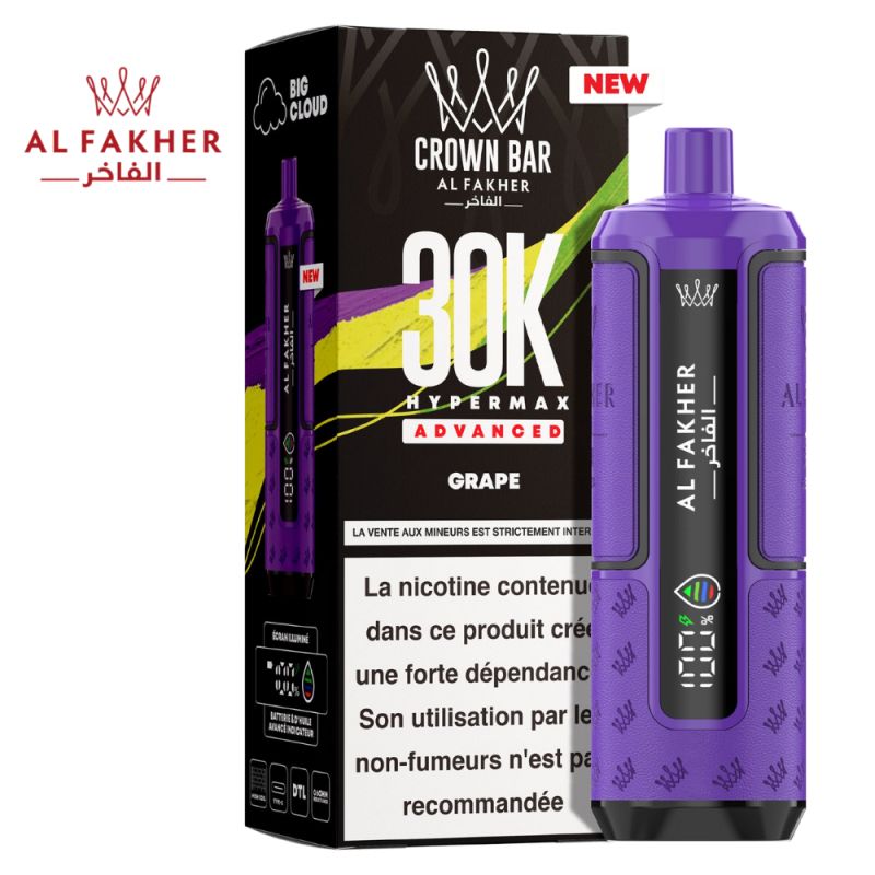 puff-crown-bar-30k-2x10ml-hypermax-advanced-al-fakher