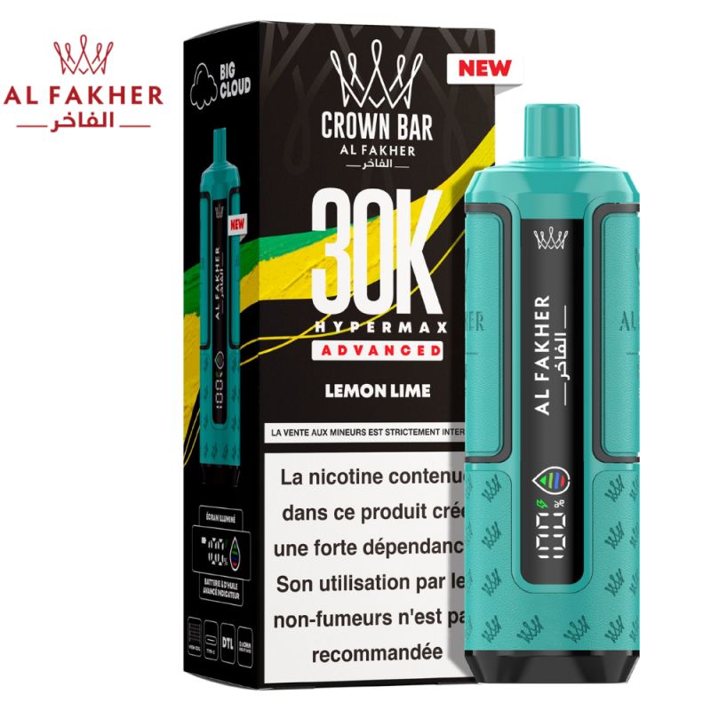 puff-crown-bar-30k-2x10ml-hypermax-advanced-al-fakher