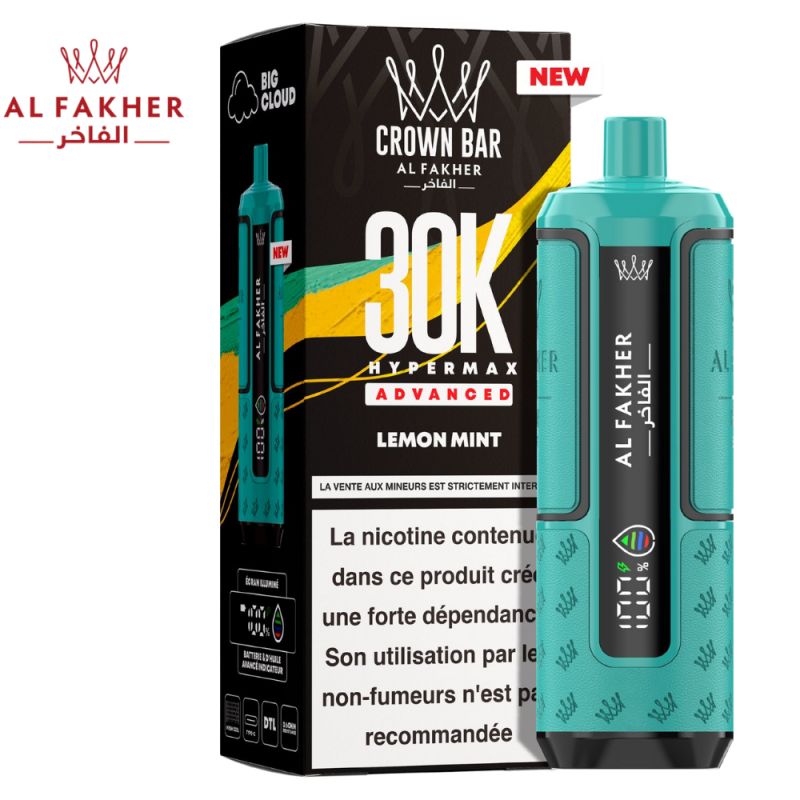 puff-crown-bar-30k-2x10ml-hypermax-advanced-al-fakher