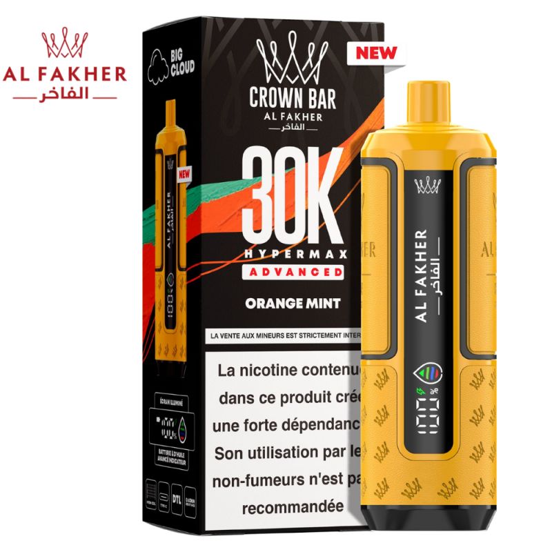 puff-crown-bar-30k-2x10ml-hypermax-advanced-al-fakher
