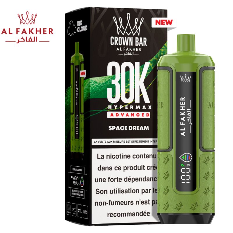 puff-crown-bar-30k-2x10ml-hypermax-advanced-al-fakher